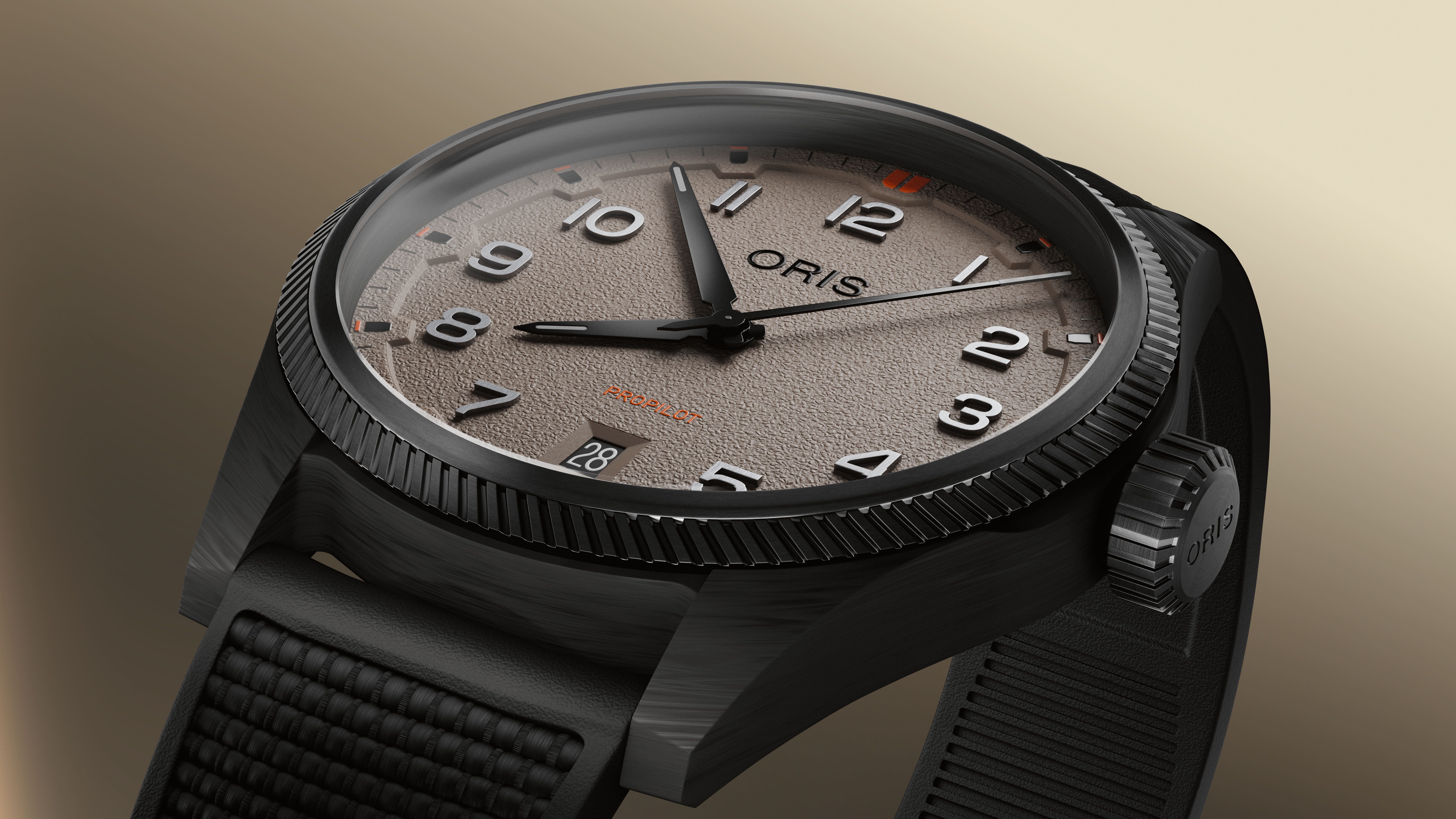 ORIS  Мужские швейцарские часы, автоматический механизм, карбон, 41 мм